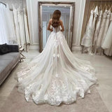 Light Wedding Dress French 2026 New Dress Bridal Lace Tectorial Yarn Heavy Industry High-End Texture Drag Yarn HZ0517