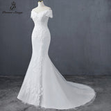 2026 New Sweetheart Boat Collar Style Mermaid Wedding Dress Bridal Wedding Dress Wedding Dress Sea Robe HZ0517