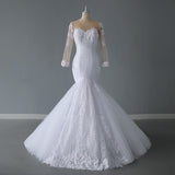2026 New Wedding Dress Super Fairy Studio Photography Theme Light Yarn Lace Fish Tail Repair Street Shooting Outside Wedding Dress HZ0517