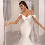 Sing Face Light Wedding Dress Engagement 2026 New French Bride Shoulder Fish Tail Main Yarn High Quality Yarn HZ0517