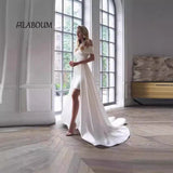 French Densate Niche Design Small Small Short Wedding Dress White High Quality Small Dress Detachable Tail HZ0517