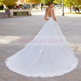 Wedding Dress Exquisite White Sleeveless Wedding Temperament Sexy Back Drag Princess Tulle Dress 2026 New HZ0517