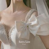 The Dingy Main Wedding Dress 2026 New Bridal Court Retro High-End Luxury Temperament Small Wedding Dress Big Tail Girl HZ0517