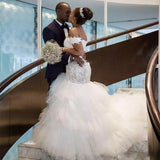 Long-Sleeved Main Wedding Dress 2026 New Bride Sexy Niche Temperament Engagement Show Wedding Dress HZ0517