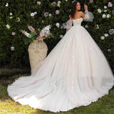 Bridal Wedding Dress 2026 New Women's Sexy Breast-Wearing Dress White Temperament Tail Wedding Dress HZ0517