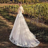 Wedding Dress 2026 New Hot Lace Paste Sticker Deep V Collar Transparent Sleeveless Main Wedding Dress HZ0517