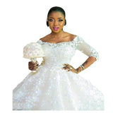 2026 New Bridal Wedding Dress Pregnant Women Wedding Large Size Tail Wedding Dress HZ0517