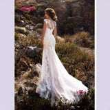 2026 New White Lye Short Dress In The Waist Of The Hip Fish Tail Thick Lace Dress HZ0517