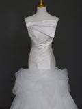 Brassed Fishtail Mesh Wedding Dress Dress Dress Small-Sized Bridal Main Yarn Toast Banquet New Outdoor HZ0517