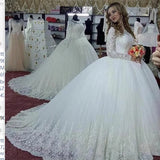 Wedding Dress In The Spring Of 2026 New Repair Thin Pong Lint Tailed Large Size Wedding Dress HZ0517