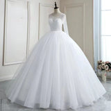 Bride Main Wedding Dress 2026 New Temperament Large-Size Tail Tug Sen Series Long Sleeve HZ0517