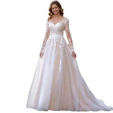 New Women's Wedding Dress Evening Dress Temperament Sexy V Collar Long Sleeves Pony Skirt High-End Skirt HZ0517
