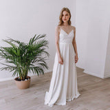 Wish New Wedding Dress Round Pearl Mesh Mesh Can Be Thin HZ0517