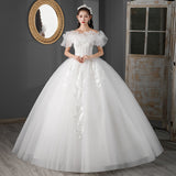 Wedding Dress 2026 New Bride Go Out Yarn Main Yarn French Style Simple Small Size Wedding Dress F91 HZ0517