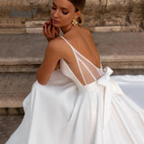 Bridal Sling Light Wedding Dress 2026 New Studio Wedding Photo Shoot Wedding Thin Temperament Wedding Evening Dress Woman HZ0517