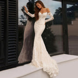 Wedding Thigh Lace Skinny Sexy Fishtail Skirt Pat The Outdoor Light Yarn High Waist-Out HZ0517