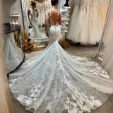 Wedding Dress 2026 Lace Bridal Wedding Dress Sexy White Sling HZ0517