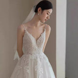 Super Xian Sensing Light Wedding Dress 2025 New Brides Han Style Slings Go Out Yarn Temperament Light Luxury High-Sensing Dress Female HZ0517