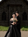 Wish New Lace Vertery Brae Black Sen Family Travel Shooting Simple Tail HZ0517