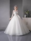 Wedding Dress 2026 New Bridal Shoulder Thin Line Fluffy Skirt Supply HZ0517