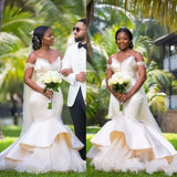 Fishtail Wedding Dress 2026 Simple Thin Mermaid Mid-Rise Court Stern White Tailing Dress HZ0517