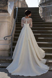 2026 Wedding Dress Sexy V-Necked Dress European Minimalist Tailed Bride HZ0517