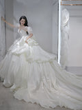 Heavy Industry Master Wedding Bride 2026 New At-Fugitive Princess Ding Noodles Grand Luxury Heavy Industry French Photography Wedding HZ0517