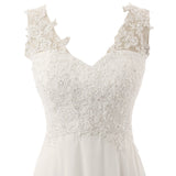 2026 Bride Beach Wedding Lace A-Type Bridal Dress New Fashion Renovable Atmosphere HZ0517
