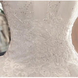 One-Word Shoulder Wedding Dress 2026 New Bridal Small French Retro Set Of Simple Travel Wedding Wedding Dress HZ0517
