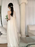 Sweet Travel Shot Wedding Dress With Simple Zidisen Engagement Dress Certificate Small White Dress Small White Dress Bridal Morning Robe HZ0517