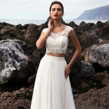 Wedding Dress 2026 New Lace A-Shaped Wedding Dress Ludding Short-Sleeved Beach Bridal Dress Tail Outdoor Wedding HZ0517