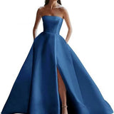 Bridal Wedding Dress With Brading Skirt Birthday Ball Dress Banquet Open Evening Dress 2026 New HZ0517