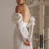 Lace New Bridal Wedding Dress French Light Luxury High-End Feelds Of The Evening Dress HZ0517