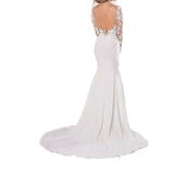 Deep V Fishtail Wedding Sexy Temperament Thin 2026 Summer New Bare Back Soft Yarn Fashion Tweed Body HZ0517