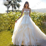 White Wedding Dress Wedding Dress With Chest And Back Long Temperament Super Fairy Elegant High-End Feeling Wedding Summer HZ0517