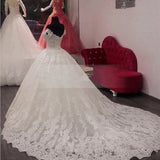 Large-Size Drag-Tailed Wedding Dress 2026 New White Wedding Dress For Pregnant Women HZ0517