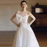 Small Light Wedding Dress Bride 2026 New Travel Photography Sen Series Super Fairy Dream Dress Bras Welcome To Go Out Yarn HZ0517