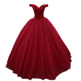 Red Shoulder Bride Wedding Dress Toaster Waist Size Pregnant Woman Out Punk Dress Solo Performance Evening Dress HZ0517
