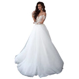 2026 Spring New Wedding Dress Bride Wedding Breast Lace High-End Wedding Dress HZ0517