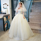 Main Wedding Dress 2025 New Summer Bride French Wedding Dress Luxury Wedding Dress HZ0517