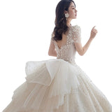 French At-Fugitive Princess Wedding Dress 2026 New Bride's Main Yarn Small Shen High-Quality Luxury Tail HZ0517