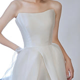 French Bra Light Wedding Dress Bridal Niche Faucet High-End White Evening Dress Dress Simple Temperament Tail Small HZ0517