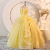 New Bridal Wedding Lace Mesh Tau Horn Ponn Dress Tied With High-End Wedding Dress HZ0517