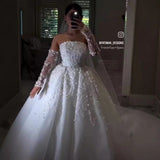 French Light Wedding Dress 2026 New Bridal Sibreast Yarn Yarn High-End Go Out Yarn Tail Dress HZ0517