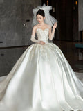 Sing Noodle Brawn Dress 2026 New Spring Bridal High Texture Big Tail Small Man French Yarn HZ0517