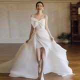 Small Light Wedding Dress Bride 2026 New Travel Photography Sen Series Super Fairy Dream Dress Bras Welcome To Go Out Yarn HZ0517