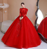 Main Wedding Dress 2026 Bride Princess Chinese Vintage Heavy Industry Luxury Premium Red Wedding Dress Chinese Feng Peng Peng Peng Peng Skirt HZ0517