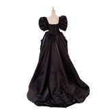 French Evening Dress Dress Women Black Front And Back Long Piano Performance Famous Banquet High-End Sexy Temperament HZ0517