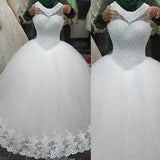 2026 Spring New Large-Size Bride High-Waist Simple Style Wedding Dress HZ0517