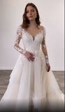Bride Wedding Dress 2026 New Sexy Bare Back Deep VÁì Lace Travel Wedding Dress HZ0517